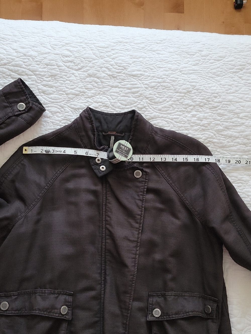 Free People Women's Swing Sporty Jacket in Black- Size S - Picture 14 of 16